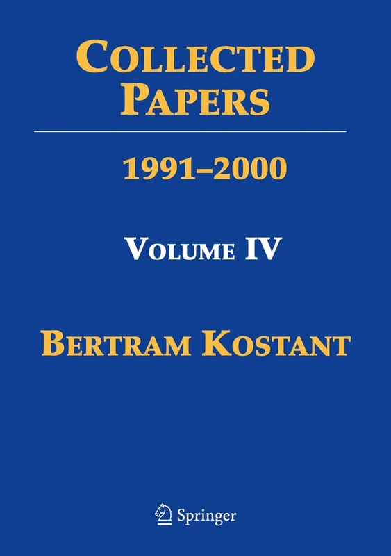 Collected Papers: Volume IV 1991–2000: 4