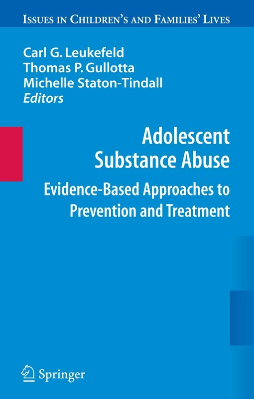 Springer Adolescent Substance Abuse - Prevention and Treatment