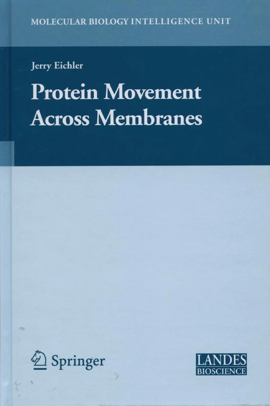 Springer Protein Movement Across Membranes - Biology Book - Image 1