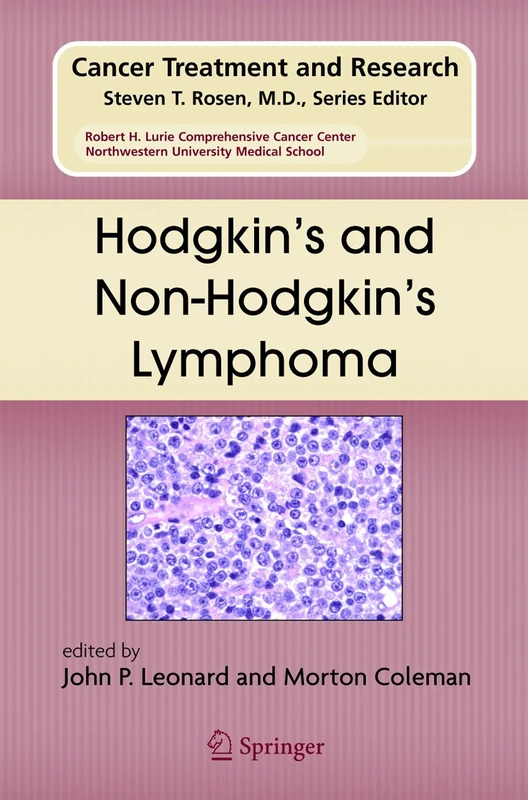 Springer Hodgkin's and Non-Hodgkin's Lymphoma - Research Book