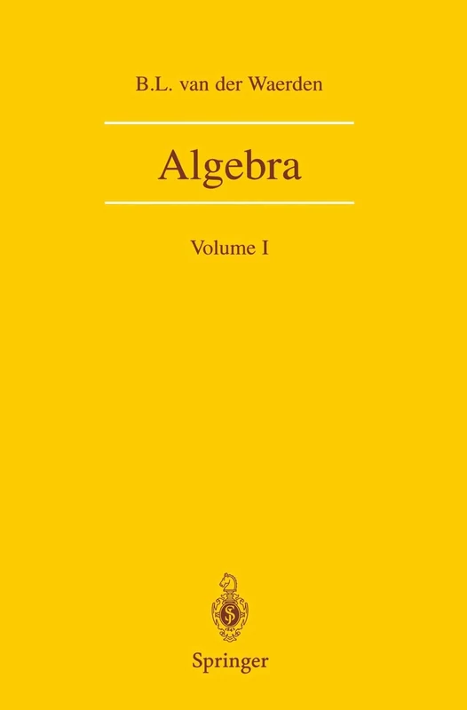 Algebra: Volume I: 1 - Image 1