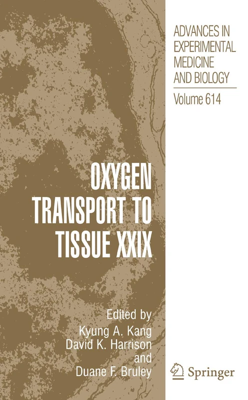 Springer Oxygen Transport to Tissue XXIX: 614 Book - Image 1