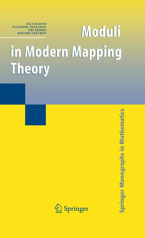 Moduli in Modern Mapping Theory (Springer Monographs in Mathematics)