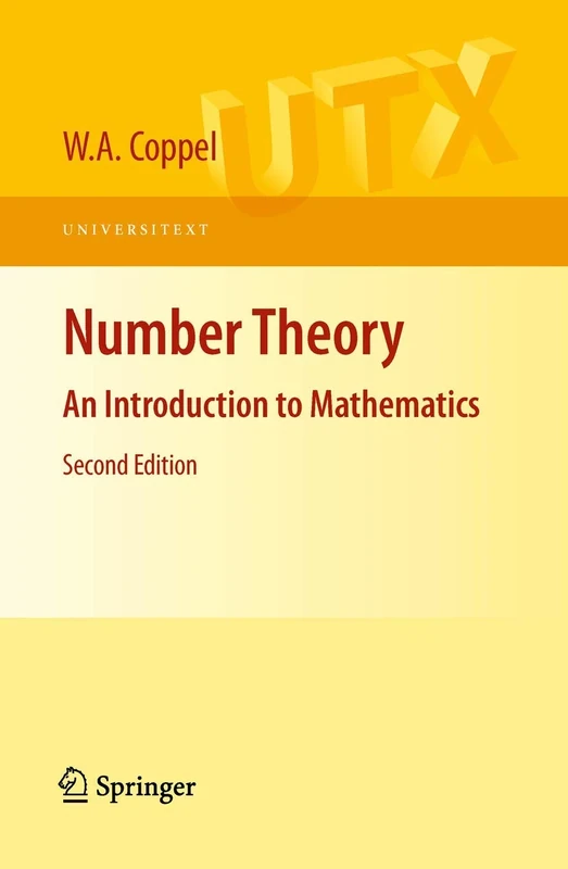 Number Theory: An Introduction to Mathematics (Universitext)