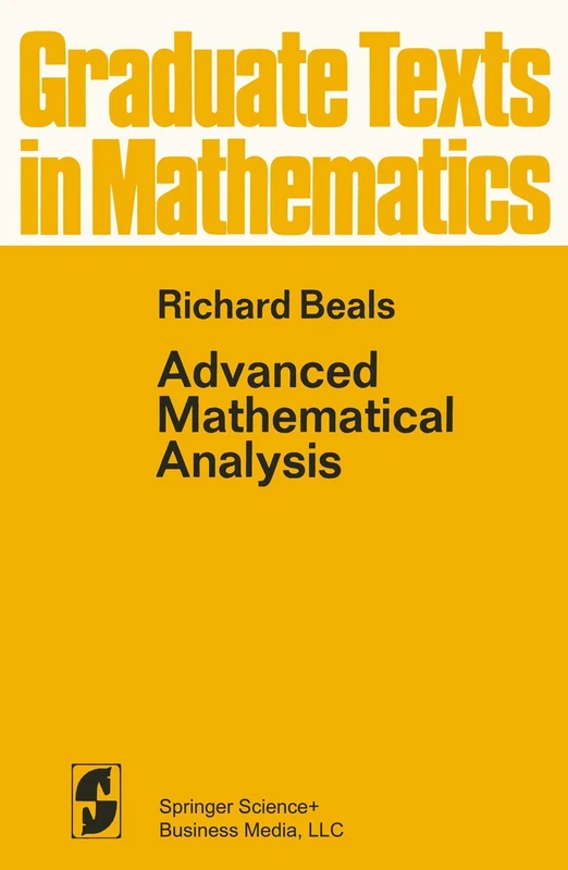 Advanced Mathematical Analysis: Periodic Functions and Distributions, Complex Analysis, Laplace Transform and Applications: 12 (Graduate Texts in Mathematics, 12) - Image 1