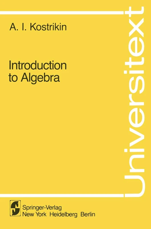Introduction to Algebra (Universitext)