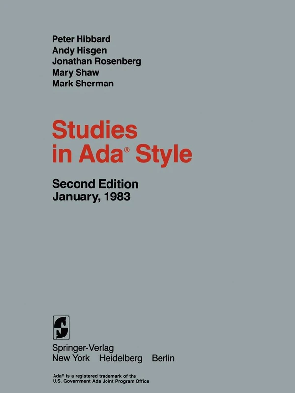 Studies in Ada® Style - Image 1