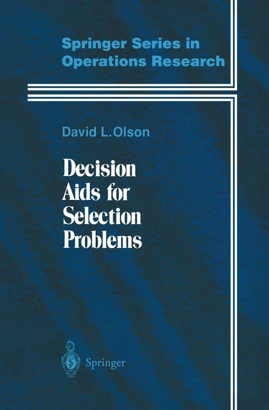 Springer Decision Aids for Selection Problems - Research Book