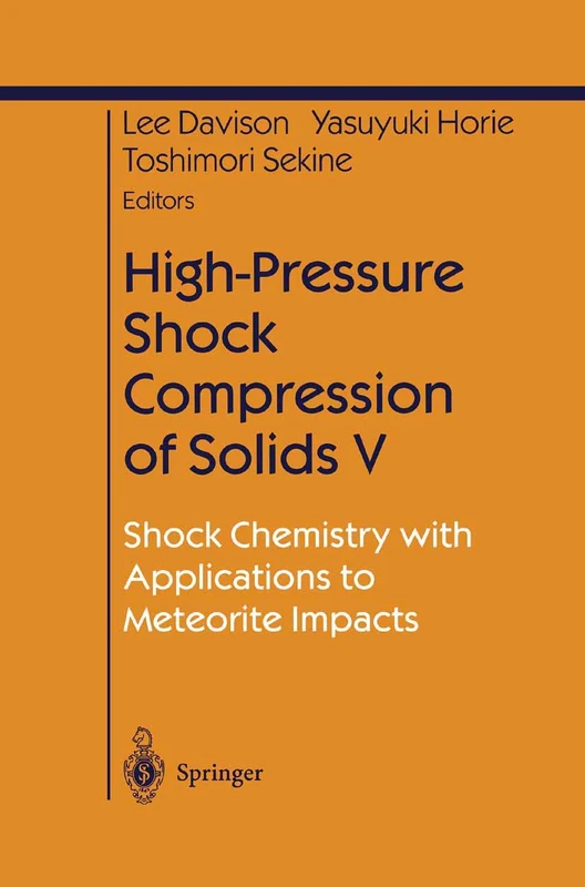 High-Pressure Shock Compression of Solids V: Shock Chemistry with Applications to Meteorite Impacts (Shock Wave and High Pressure Phenomena)