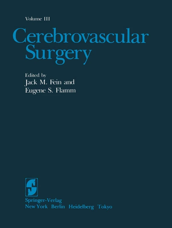 Cerebrovascular Surgery: Volume III