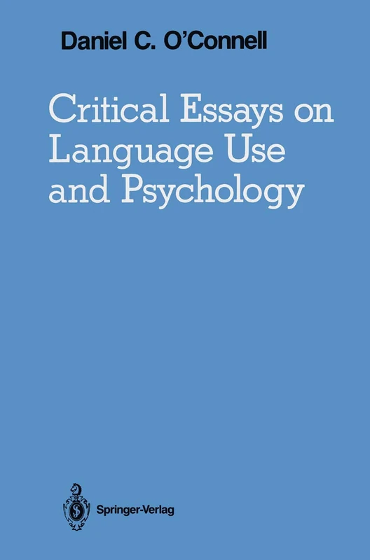 Critical Essays on Language Use and Psychology - Image 1