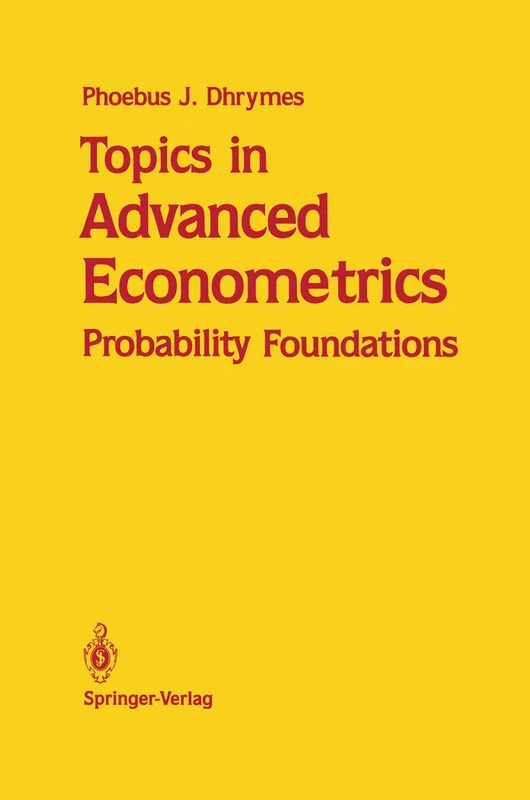 Topics in Advanced Econometrics: Probability Foundations - Image 1