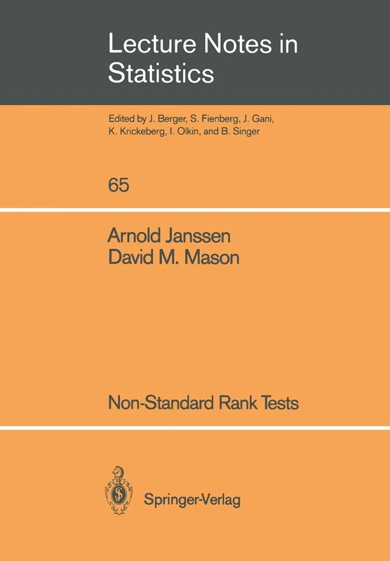Non-Standard Rank Tests: 65 (Lecture Notes in Statistics, 65)