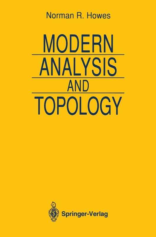 Springer Modern Analysis and Topology (Universitext) Book