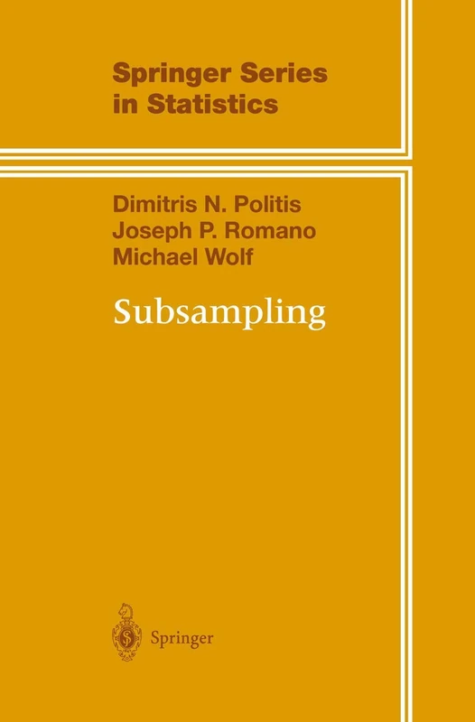 Springer Subsampling (Springer Series in Statistics) Book