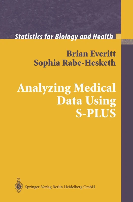 Springer - Analyzing Medical Data Using S-PLUS Book