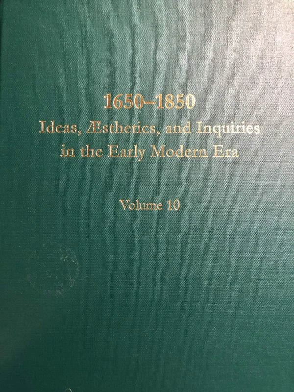 1650-1850: Ideas, Aesthetics, And Inquiries In The Early Modern Era: 10