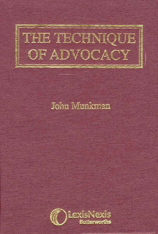Munkman: The Technique of Advocacy - Image 1