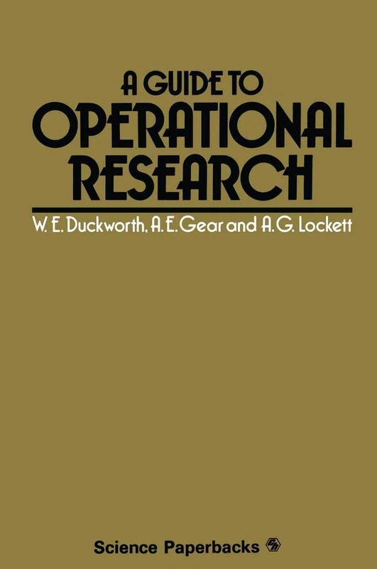 A Guide to Operational Research (Science Paperbacks) - Image 1