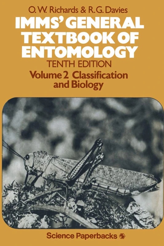 Imms’ General Textbook of Entomology: Volume 2: Classification and Biology (Science Paperbacks)