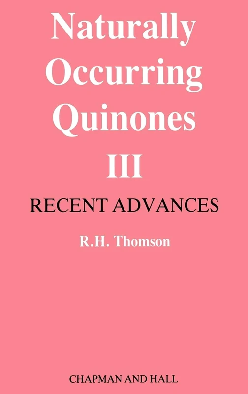 Naturally Occurring Quinones: Recent Advances