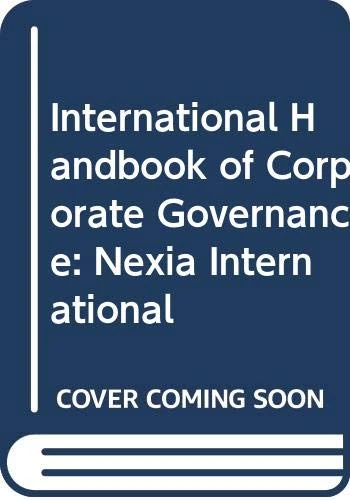 International Handbook of Corporate Governance