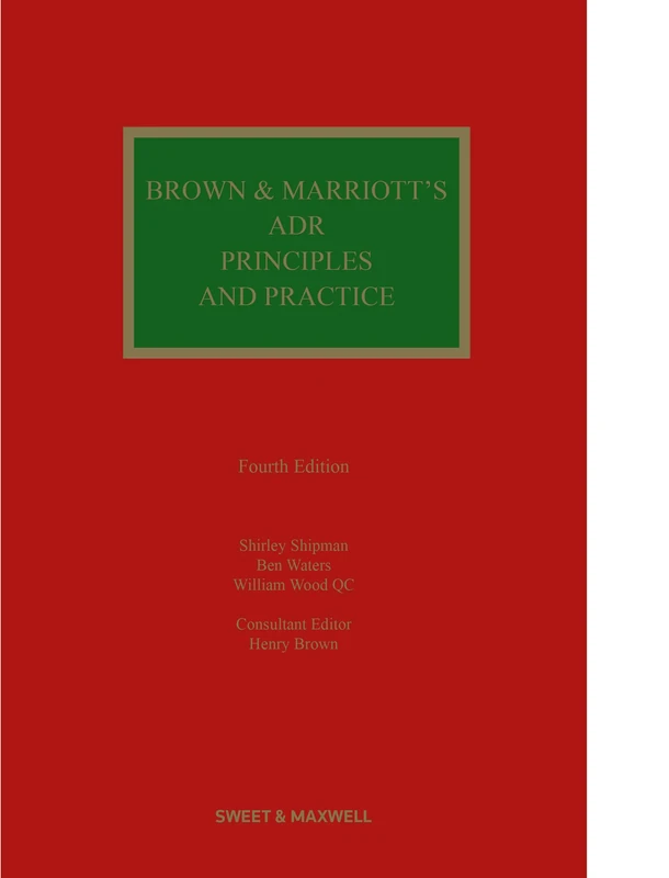 Brown & Marriott's ADR Principles and Practice (Administrative Law) - Image 1