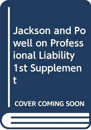 Jackson and Powell on Professional Liability (1st Supplement) - Image 1