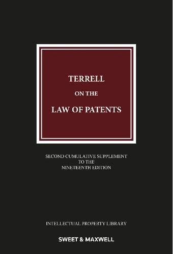 Terrell on the Law of Patents (2nd Supplement)