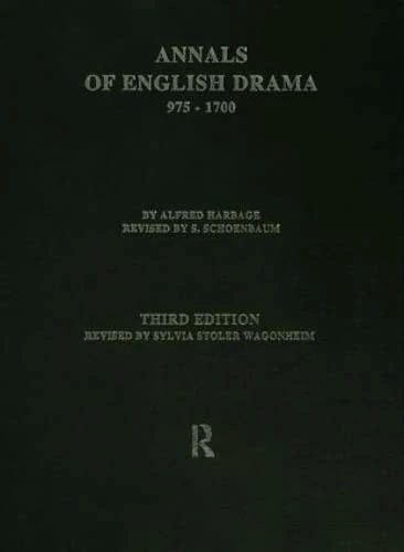 Routledge - The Annals of English Drama 975-1700 Reference
