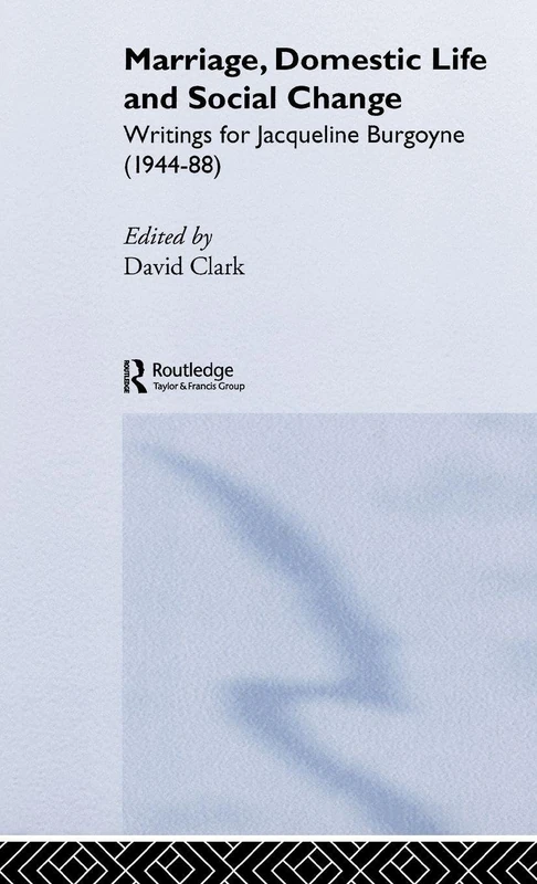 Routledge - Marriage, Domestic Life and Social Change Book - Image 1