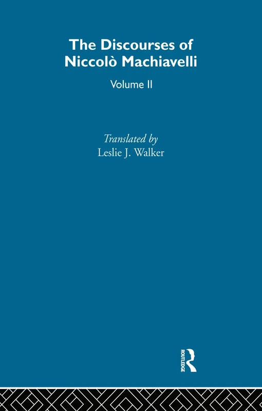 Discourses Nic Machiavelli V2