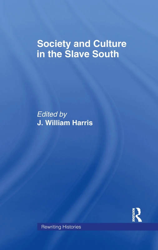 Society and Culture in the Slave South (Rewriting Histories)