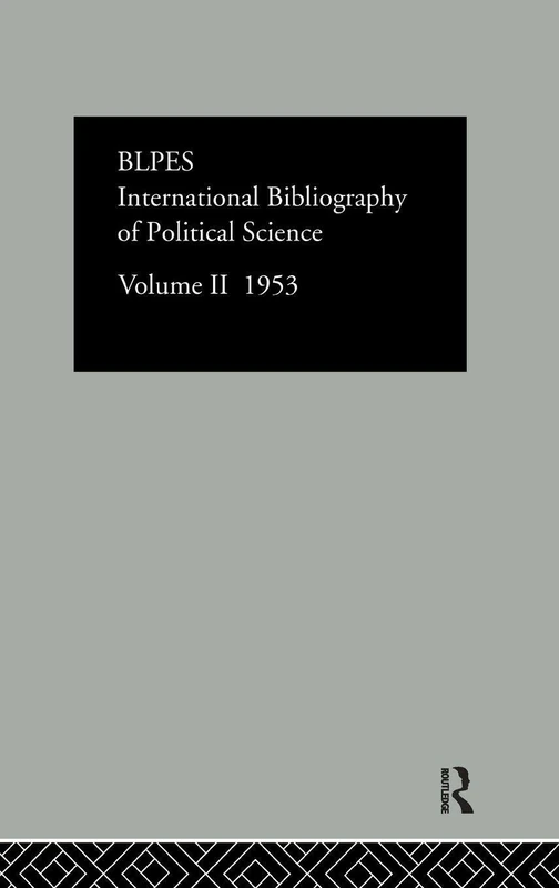 Intl Biblio Pol Sc 1953 Vol 2