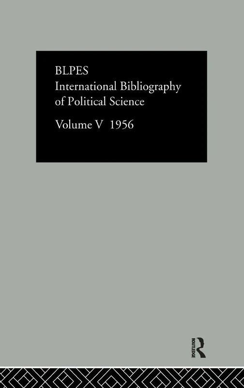 Intl Biblio Pol Sc 1956 Vol 5