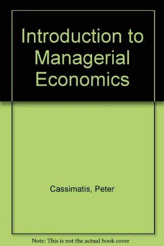 Introduction to Managerial Economics