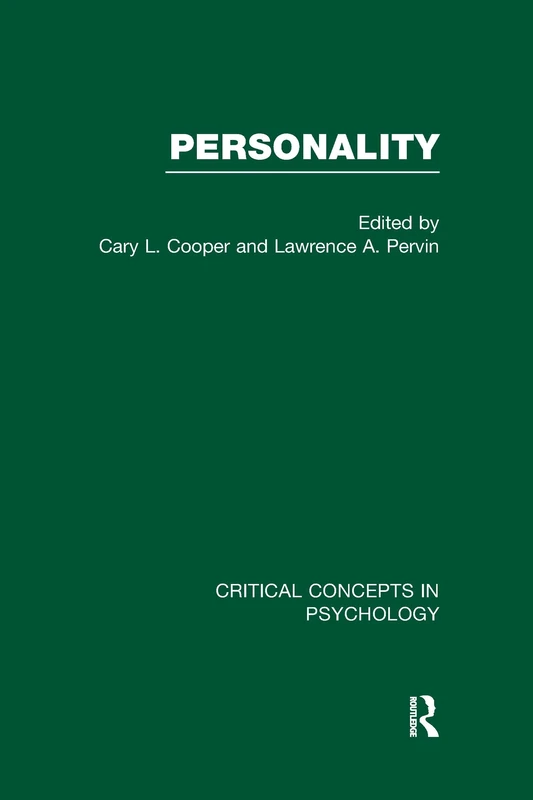 Personality: Critical Concepts: Critical Concepts in Psychology