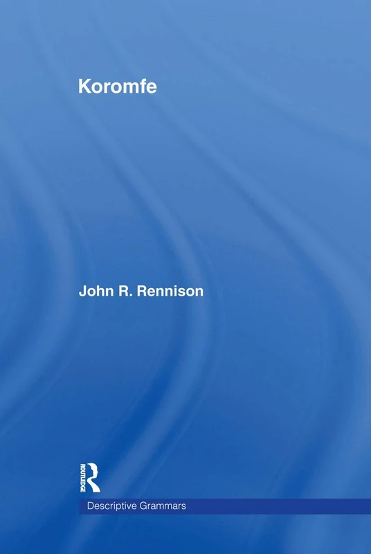 Koromfe (Descriptive Grammars)
