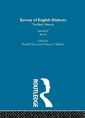 Survey Eng Dialects Vol4 Prt2: 2