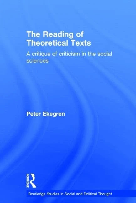 Routledge: The Reading of Theoretical Texts - Social Sciences