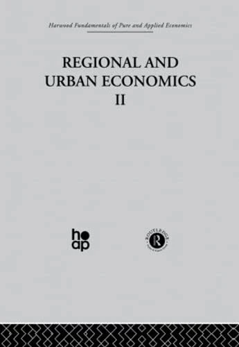 R: Regional and Urban Economics II: Harwood Fundamentals of Applied Economics