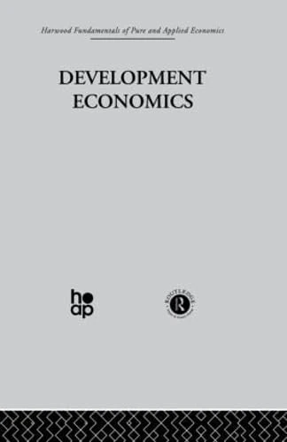 S: Development Economics: Harwood Fundamentals of Applied Economics