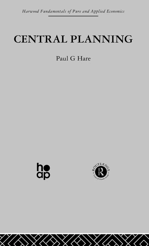Central Planning (Fundamentals of Pure and Applied Economics) - Image 1