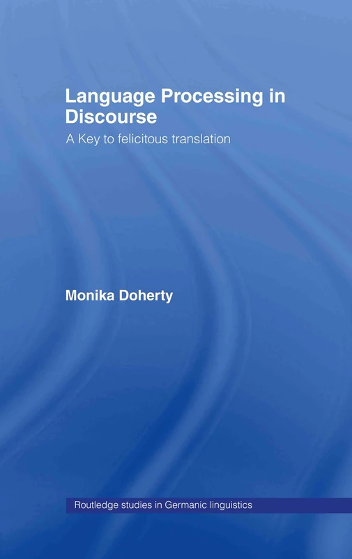 Routledge Language Processing in Discourse - Translation Study