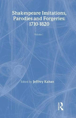 Routledge Shakespeare Imitations Vol 1 - Poetry and Drama Book