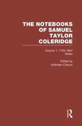 Coleridge Notebooks V1 Notes: 1