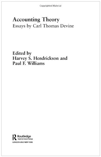 Routledge Accounting Theory: Essays by Carl Thomas Devine - Image 1