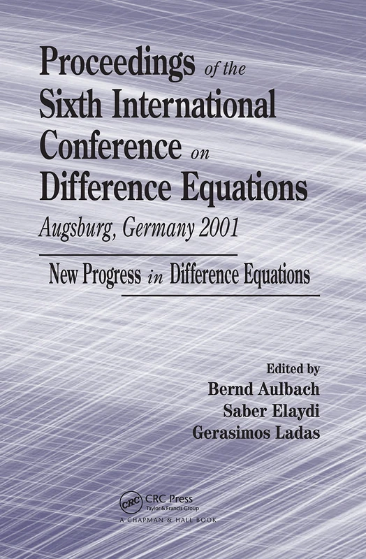 CRC Press - New Progress in Difference Equations Proceedings