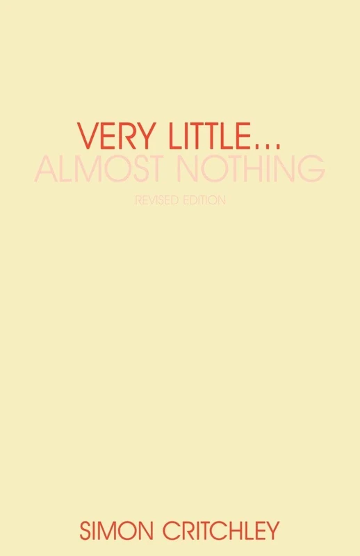 Very Little ... Almost Nothing: Death, Philosophy and Literature (Warwick Studies in European Philosophy)