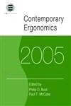 Taylor & Francis Contemporary Ergonomics 2005 Proceedings